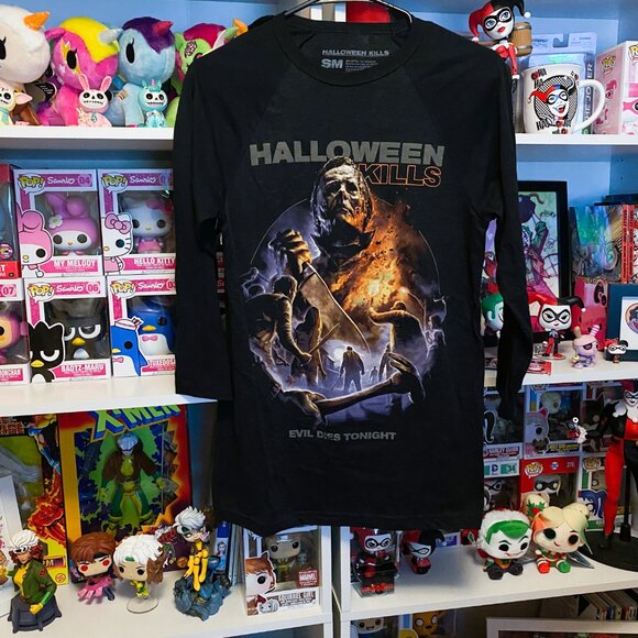 Fright Rags Halloween Kills baseball raglan tee shirt unisex small - Picture 7 of 8